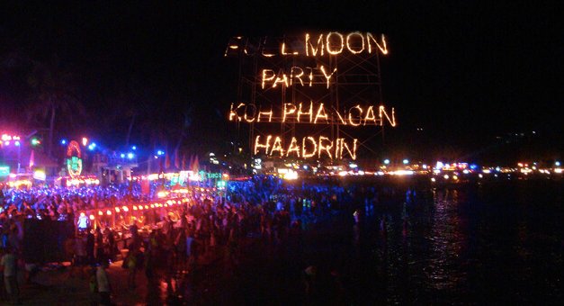 Full Moon Party op Koh Phangan