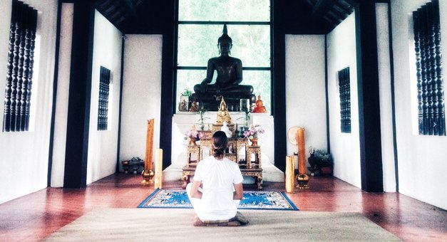 10 dagen Vipassana meditatie in een stilteklooster in Thailand.