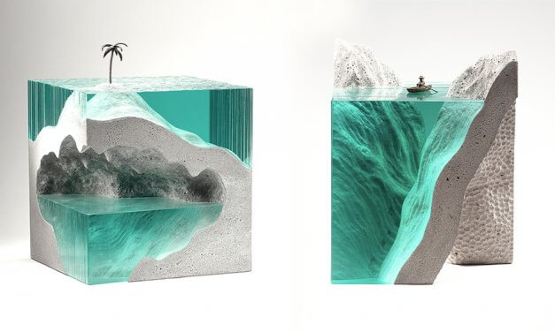 Ben Young maakt landschappen en zeeën van glas en beton